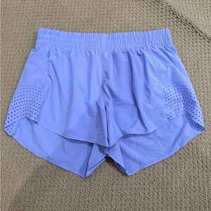 purple athleta shorts